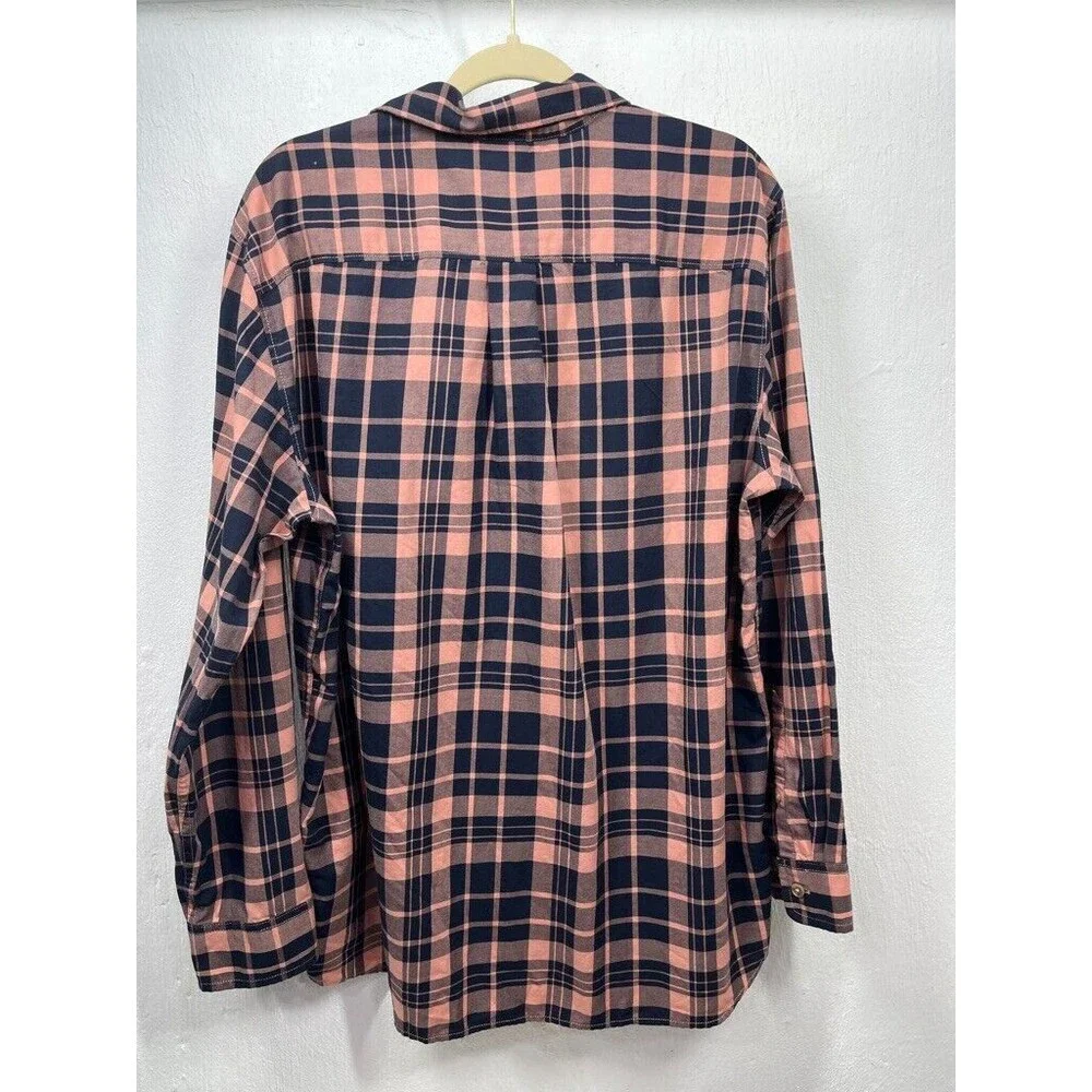 THE NORTH FACE MENS XLARGE BUTTON DOWN LONG SLEEVE PLAID SHIRT